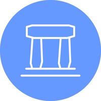 Stonehenge kreatives Icon-Design vektor