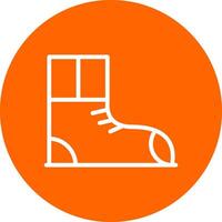 Stiefel kreatives Icon-Design vektor