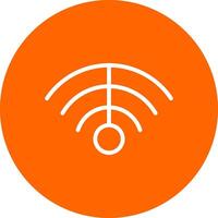 Wifi kreatives Icon-Design vektor