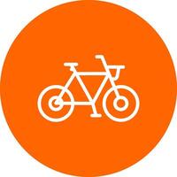 Fahrrad kreatives Icon-Design vektor