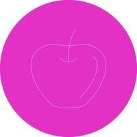 Äpfel kreativ Symbol Design vektor