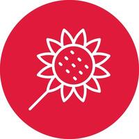 Sonnenblume kreatives Icon-Design vektor