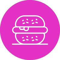 Burger kreativ Symbol Design vektor