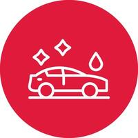 Auto waschen kreativ Symbol Design vektor