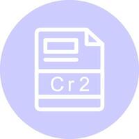 cr2 kreativ ikon design vektor