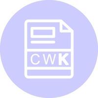 cwk kreativ ikon design vektor