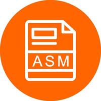 asm kreativ Symbol Design vektor