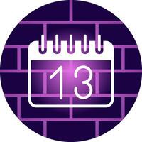 Kalender kreatives Icon-Design vektor