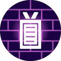 VIP-Pass kreatives Icon-Design vektor