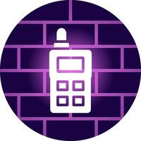 Walkie-Talkie kreatives Icon-Design vektor