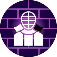 Kendo kreatives Icon-Design vektor