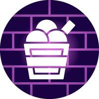 Eis kreatives Icon-Design vektor