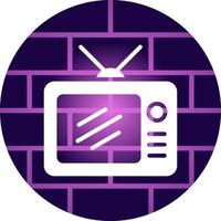 TV-kreatives Icon-Design vektor