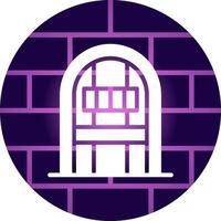 Dungeon kreatives Icon-Design vektor