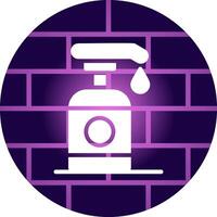 Shampoo kreatives Icon-Design vektor