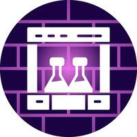 Chemie kreatives Icon-Design vektor