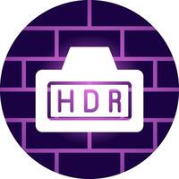 HDR kreatives Icon-Design vektor