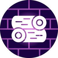 Log kreatives Icon-Design vektor