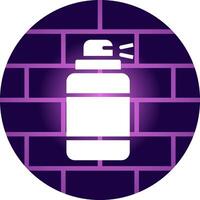 Haarspray kreatives Icon-Design vektor