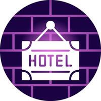 Hotel kreatives Icon-Design vektor