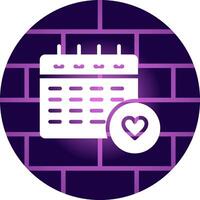 Kalender kreatives Icon-Design vektor