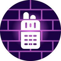 Walkie-Talkie kreatives Icon-Design vektor