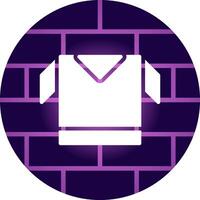 Shirt kreatives Icon-Design vektor