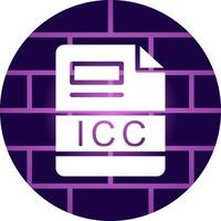 icc kreativ ikon design vektor