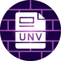 unv kreativ Symbol Design vektor