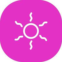 Sonne kreatives Icon-Design vektor
