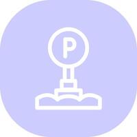 Parkschild kreatives Icon-Design vektor