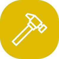 Hammer kreatives Icon-Design vektor