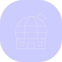 observatorium kreativ ikon design vektor