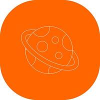 Planet kreatives Icon-Design vektor