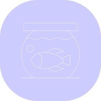 Fish Bowl kreatives Icon-Design vektor