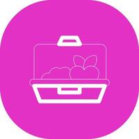 Lunchbox kreatives Icon-Design vektor