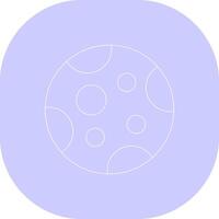 Mond kreatives Icon-Design vektor