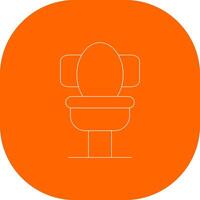 Toilette kreatives Icon-Design vektor