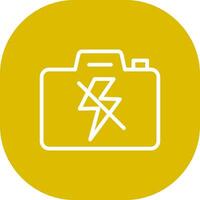 kein kreatives Flash-Icon-Design vektor