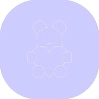 Teddy kreativ Symbol Design vektor