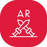 ar Kampf kreativ Symbol Design vektor