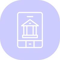 bank app kreativ ikon design vektor