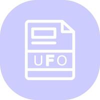 UFO kreativ Symbol Design vektor
