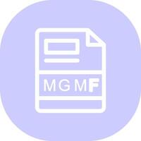 mgmf kreativ ikon design vektor