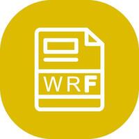 wrf kreativ ikon design vektor