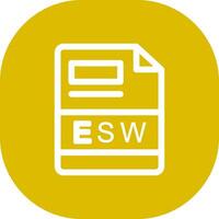 esw kreativ Symbol Design vektor