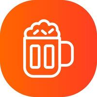 Bier kreatives Icon-Design vektor