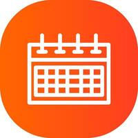 Kalender kreatives Icon-Design vektor