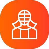 Kendo kreatives Icon-Design vektor