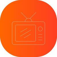 TV-kreatives Icon-Design vektor